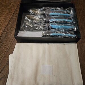 Bunmo Adaptive Utensils 4 PC Dinner Set for Elderly/Arthritis/Weak Hand Grip New